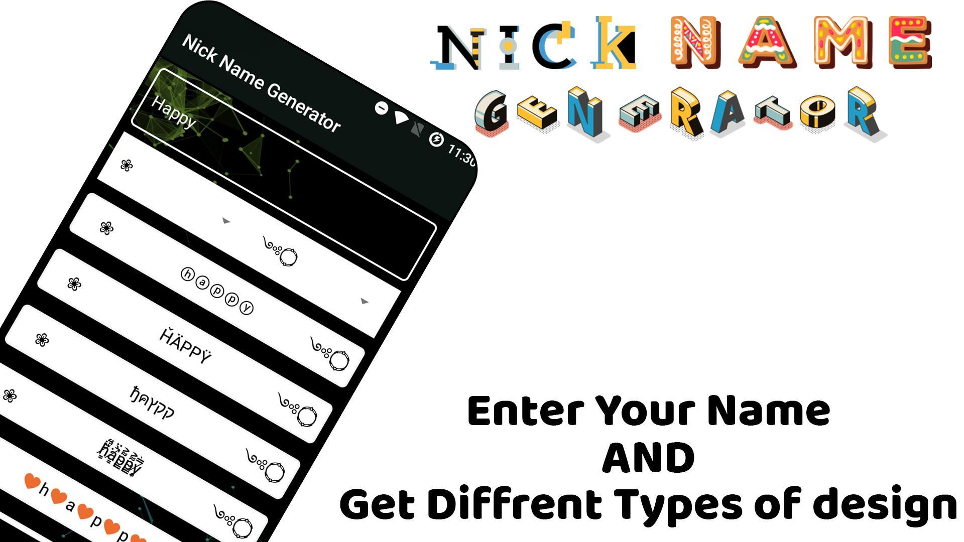 Nickname Generator Fancy Text Name Creator Pour Android Telechargez L Apk Nickname Generator Fancy Text Name Creator Pour Android Telechargez L Apk