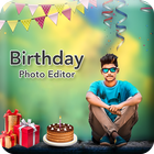 Birthday Photo Editor آئیکن