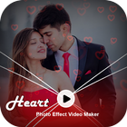 Heart Photo Effect Video ícone