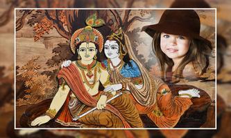 Radhe Krishna Photo Frames Affiche
