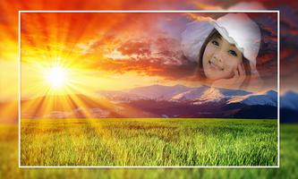 Sunset Photo Frames постер