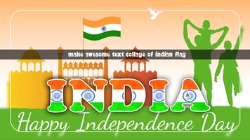 Fancy Indian Flag Letter Name Art,Photo Frames Ekran Görüntüsü 2