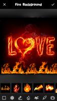 Fire Effect Name Art Maker الملصق
