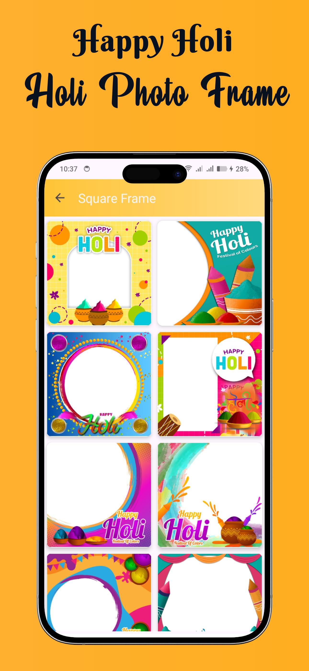 holi 2025 poster