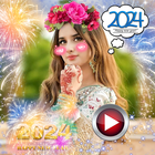 New Year Video Maker ไอคอน