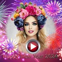 برنامه‌نما New Year Video Maker عکس از صفحه