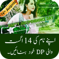 14 august name dp editior : pak flag wallpaper
