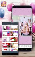 Birthday Photo Frames الملصق