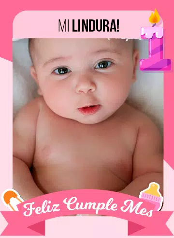 Marcos de Cumple mes Para Bebes Foto Recien Nacido APK for Android Download