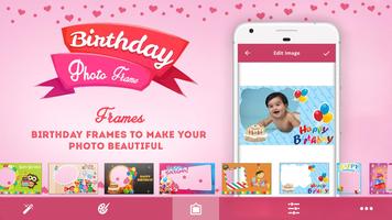 Birthday Photo Frame Ekran Görüntüsü 1