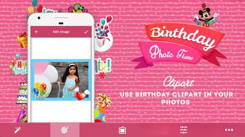 Birthday Photo Frame Ekran Görüntüsü 2