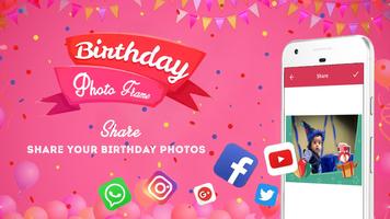 Birthday Photo Frame Ekran Görüntüsü 3