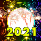 Happy New Year 2021 Photo Fram ikon