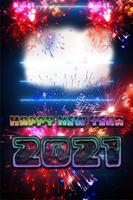 Happy New Year 2021 Photo Fram 스크린샷 1