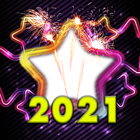 Happy New Year 2021 Photo Fram ikon
