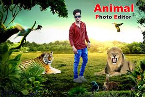 Wild Animal Photo Frame Plakat