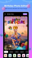 Birthday Photo Editor syot layar 1