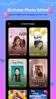 Birthday Photo Editor syot layar 2