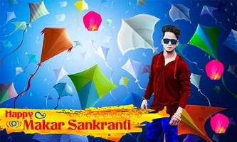 Makar Sankranti Photo Editor imagem de tela 1