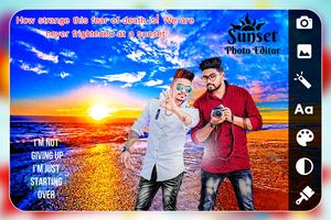 Sunset Photo Editor captura de pantalla 1