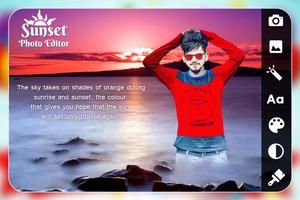 Sunset Photo Editor captura de pantalla 2