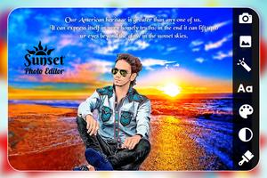 Sunset Photo Editor captura de pantalla 3
