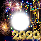 Happy New Year 2020 Photo Frames Zeichen