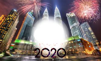 Happy New Year 2020 Photo Frames постер