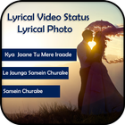 Photo Lyrical Video Status Maker icône