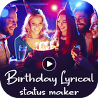 Birthday Love Video Maker icône