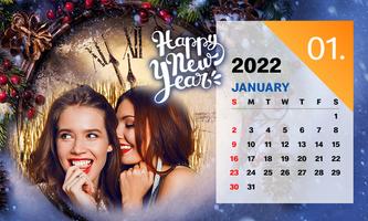 2022 New Year Calendar poster