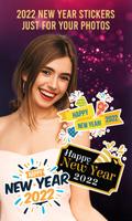 New Year 2022 Photo Frames imagem de tela 3