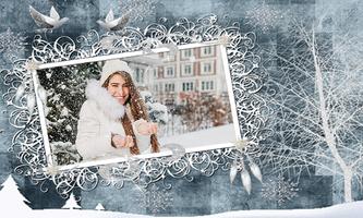 Winter Snow Icy Frames Editor اسکرین شاٹ 3