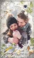 Winter Snow Icy Frames Editor poster