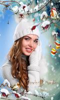 Winter Snow Icy Frames Editor اسکرین شاٹ 1