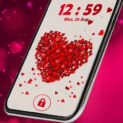 Rose Heart Lock Screen XAPK download