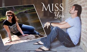 Miss You Photo Frame اسکرین شاٹ 3