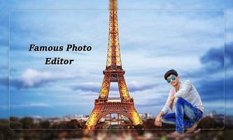 Famous Photo Editor  : Photo With Famous Place Cartaz