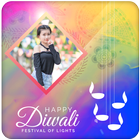 Diwali Photo Frame And Greetings Card icône