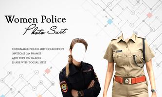 Women Police Photo Suit 海報
