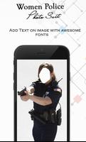 Women Police Photo Suit capture d'écran 2