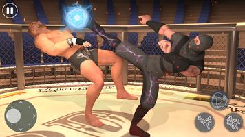 Kung fu Ninja vs KickBoxer: Rings Fight Game الملصق