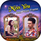 Miss You Dual Photo Frame icon