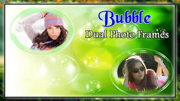 Bubble Dual Photo Frame Affiche