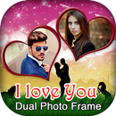 I Love You Dual Photo Frame APK