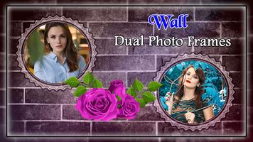 Wall Dual Photo Frame Affiche