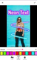 Neon Photo Editor Plakat
