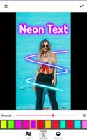 Neon Photo Editor Affiche