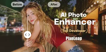 PixeLeap 畫質增強，圖片變清晰&掃描老照片修復著色