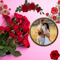Red Rose Photo Frame